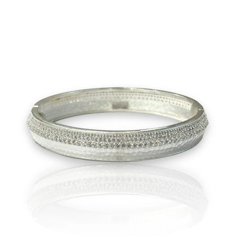 Tat2 Designs Silver Pave Noma Bangle