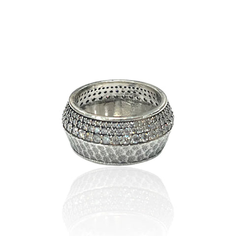 Tat2 Designs Vintage Silver Noma Band Ring