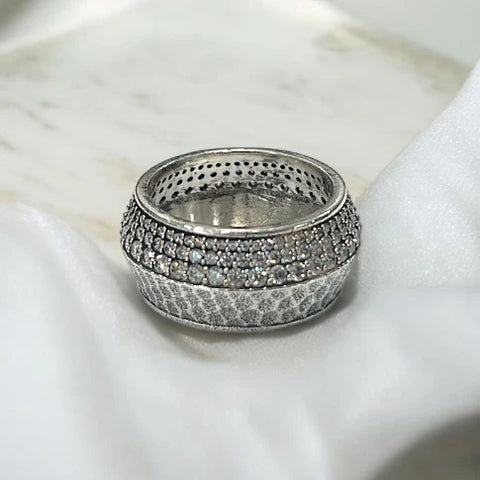 Tat2 Designs Vintage Silver Noma Band Ring