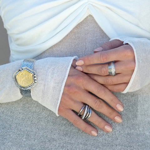 Tat2 Designs Vintage Silver Noma Band Ring