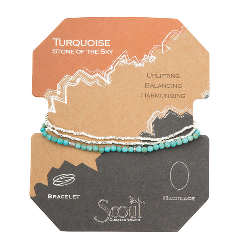 Scout Delicate Stone Turquoise/Silver - Stone of the Sky