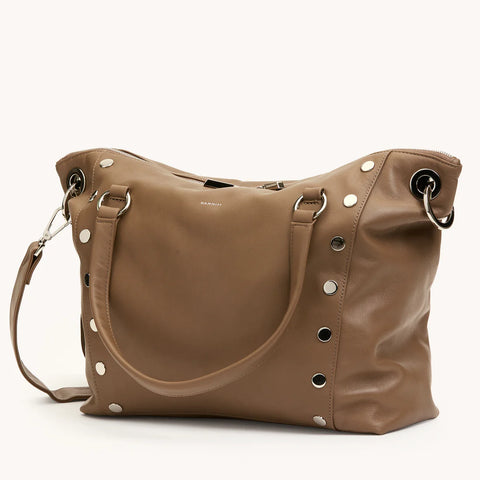 Hammitt Daniel Dune Large Leather Satchel