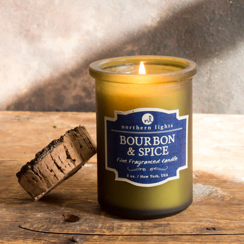 Northern Lights Bourbon & Spice Jar Candle