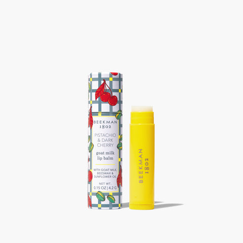 Beekman 1802 Pistachio & Dark Cherry Lip Balm