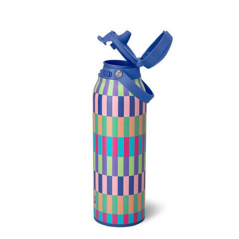Swig Brite Stripe EZ Fill Bottle 32 oz