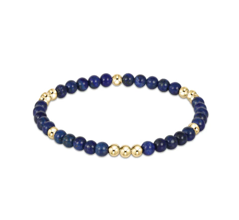 enewton worthy pattern 3mm bead bracelet - lapis