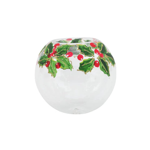 NEW Vietri Illuminare Holly Votive