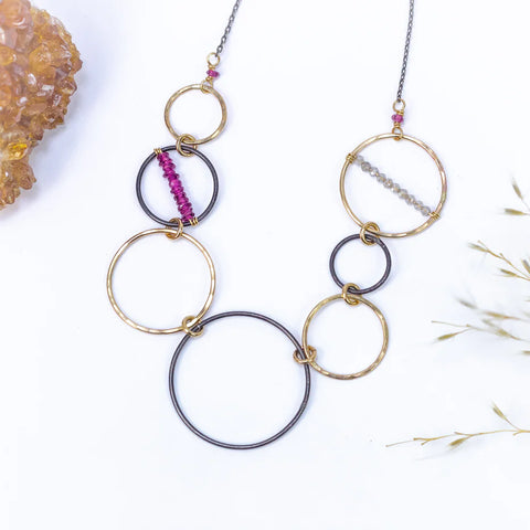 Laura J Twilight Alignment Necklace