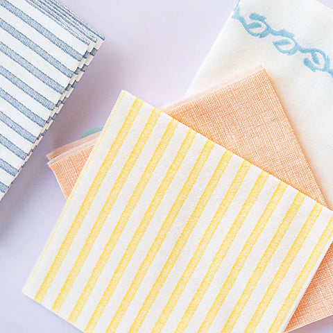 NEW Vietri Papersoft Napkins Easy Salmon Cocktail Napkins (Pack Of 20)