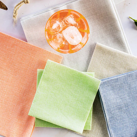 NEW Vietri Papersoft Napkins Easy Green Cocktail Napkins (Pack Of 20)