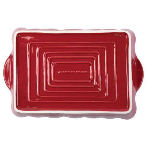 Vietri Italian Bakers Large Red Rectangular Baker