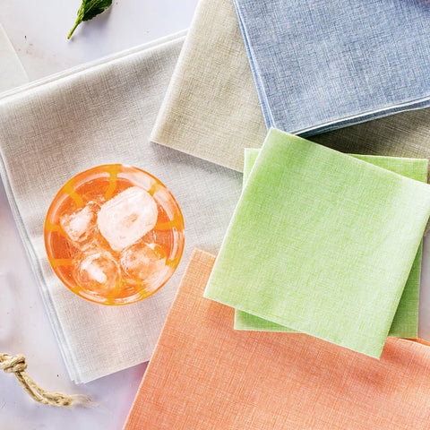 NEW Vietri Papersoft Napkins Easy Light Gray Dinner Napkins (Pack Of 20)