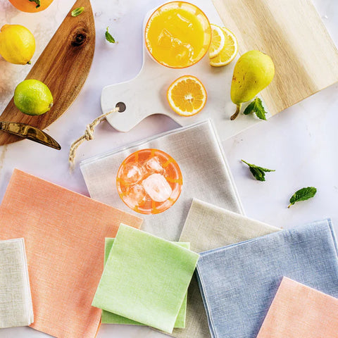 NEW Vietri Papersoft Napkins Easy Light Gray Dinner Napkins (Pack Of 20)