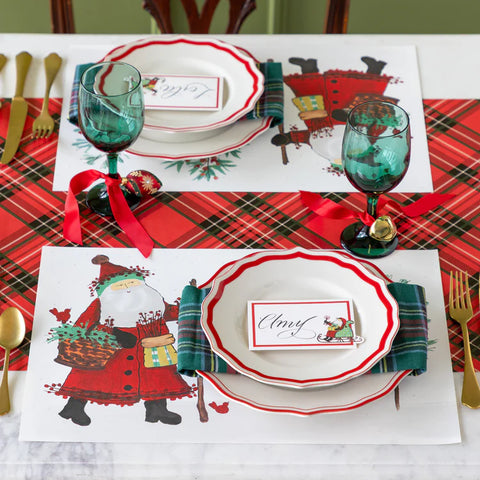 Hester & Cook Old St. Nick Forest Placemats