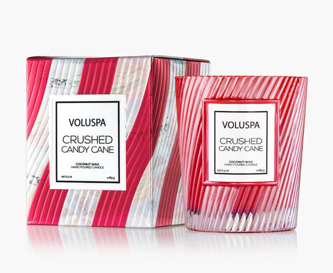 Voluspa Crushed Candy Cane Classic Candle