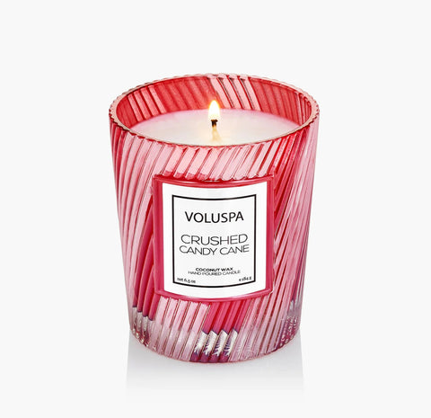 Voluspa Crushed Candy Cane Classic Candle