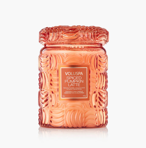 Voluspa Spiced Pumpkin Latte Large Jar Candle