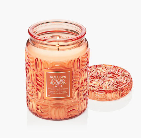 Voluspa Spiced Pumpkin Latte Large Jar Candle