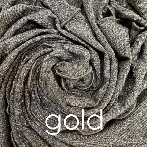 Angelrox Loop Infinity Scarf/Shawl Gold Shimmer