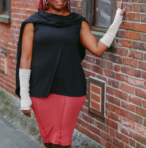 Angelrox Pencil Skirt Ruby