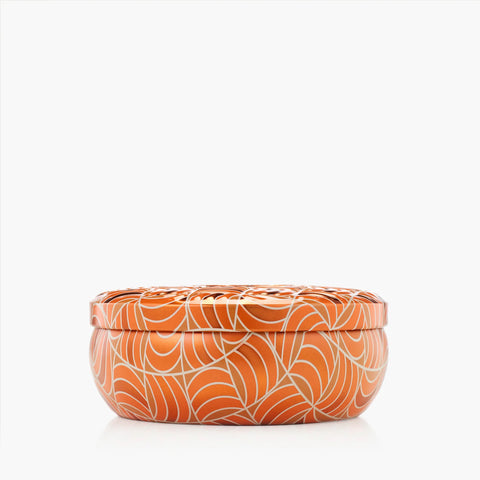 Voluspa Spiced Pumpkin Latte 3 Wick Tin Candle