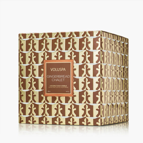 Voluspa Gingerbread Chalet 3 Wick Hearth Candle