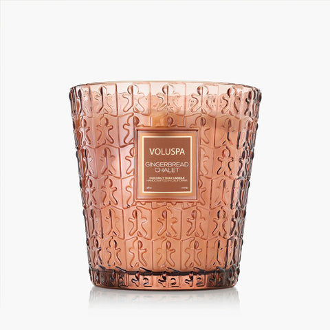 Voluspa Gingerbread Chalet 3 Wick Hearth Candle