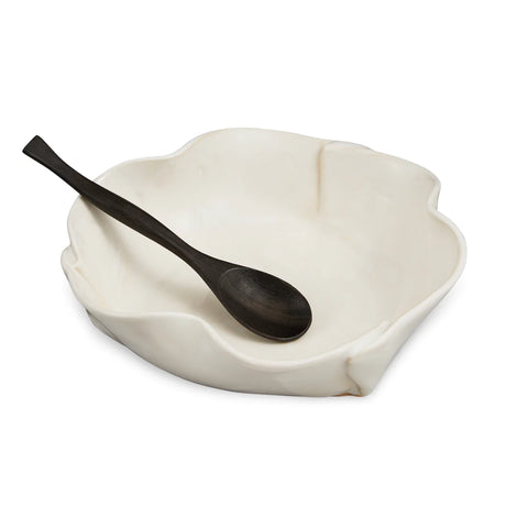 Hilborn Brie Baker with Rosewood Medium Spoon Simply White