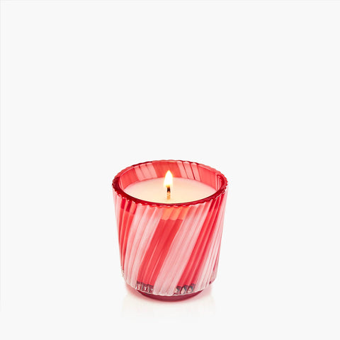 Voluspa Crushed Candy Cane Pedestal Candle