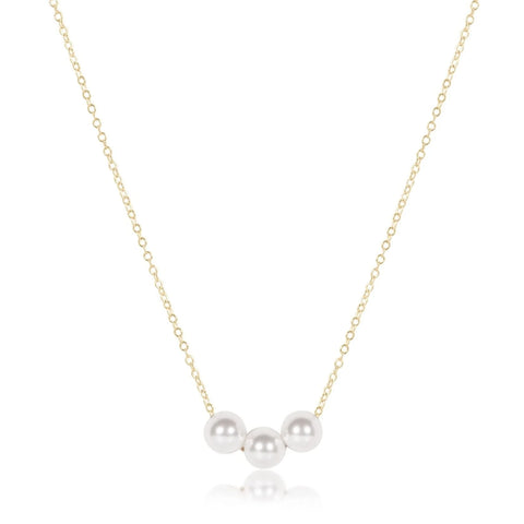 enewton 16" necklace gold - joy pearl