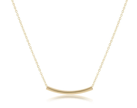 enewton 16" necklace gold - bliss bar small gold