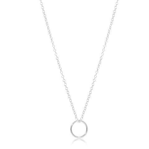 enewton 16" necklace sterling - halo sterling charm