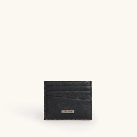 Hammitt Cambria Black Leather Card Case