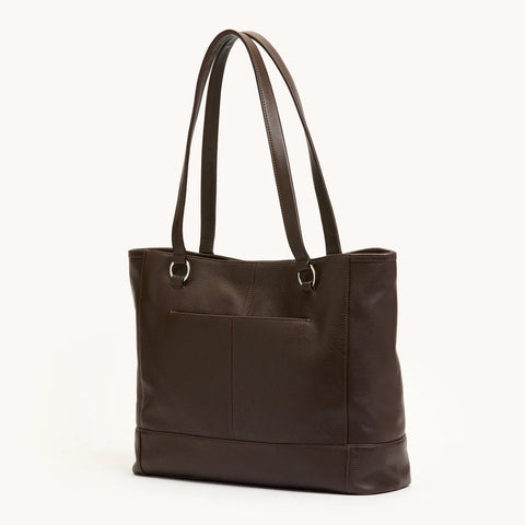 Hammitt Andersen Revival Espresso Pebble/Silver Large Tote