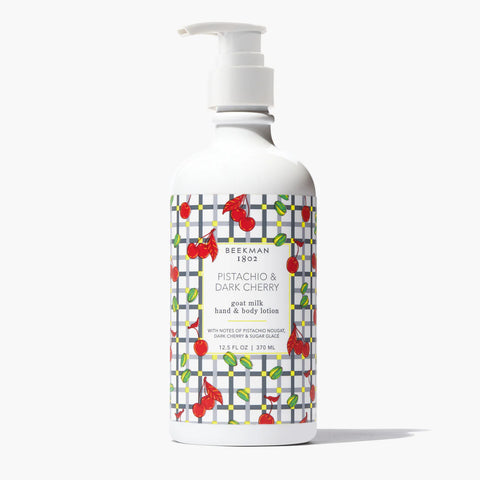 Beekman 1802 Pistachio & Dark Cherry Hand & Body Lotion 12.5 fl oz