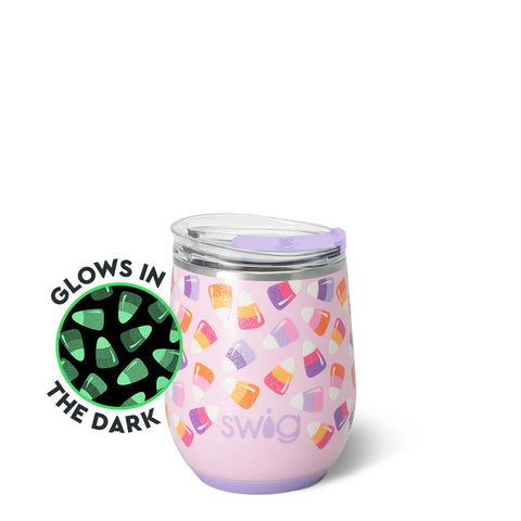 Swig Candy Corn Stemless Wine 12oz