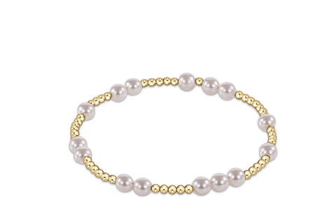 enewton hope unwritten 5mm bead bracelet - pearl