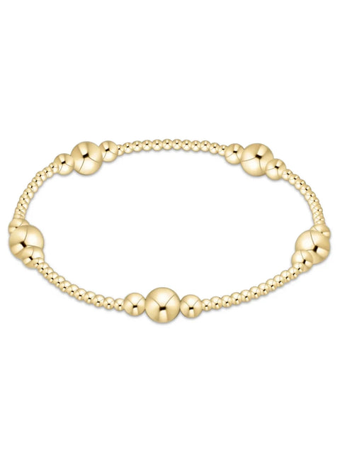 enewton purpose gold 6mm bead bracelet