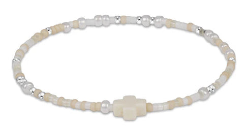 enewton hope unwritten sterling signature cross bracelet - call me on my shellphone