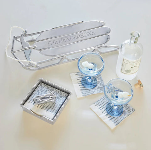 Mariposa Double Runner Sled Napkin Weight