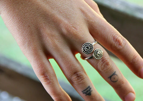 Sherry Tinsman Beaded Spiral Ring