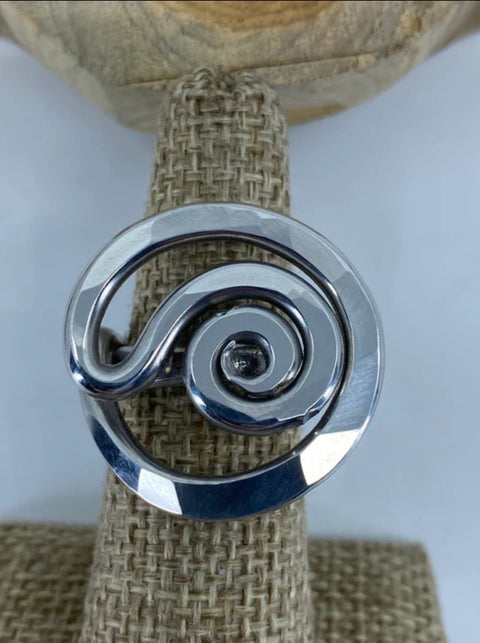 The Artist Jay Open Scribble Circle Ring