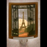 The Porcelain Garden Eiffel Tower Colored Curved Nightlight