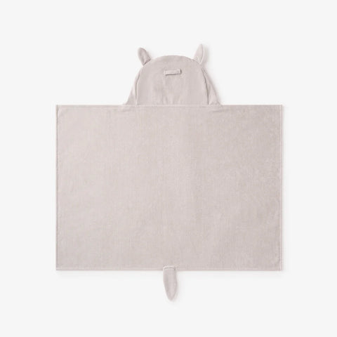 Elegant Baby Gray Wolf Hooded Bath Wrap