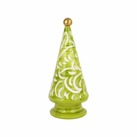 NEW Vietri Foresta Lime Green Scroll Tree