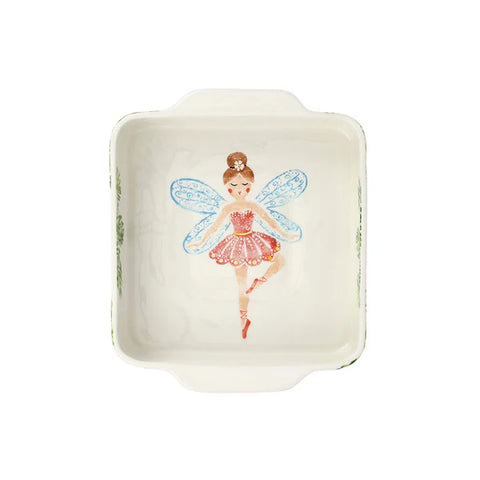 Vietri Nutcrackers Sugar Plum Fairy Square Baker