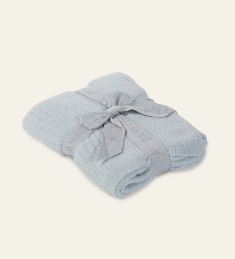 Barefoot Dreams CozyChic Lite® Ribbed Baby Blanket Blue