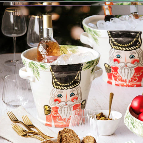 Vietri Nutcrackers Ice Bucket
