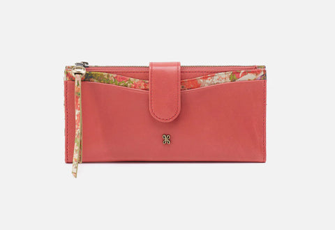 Hobo MAX Continental Wallet Cherry Blossom