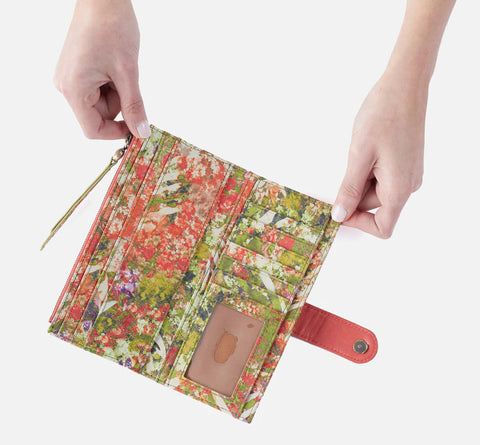 Hobo MAX Continental Wallet Cherry Blossom